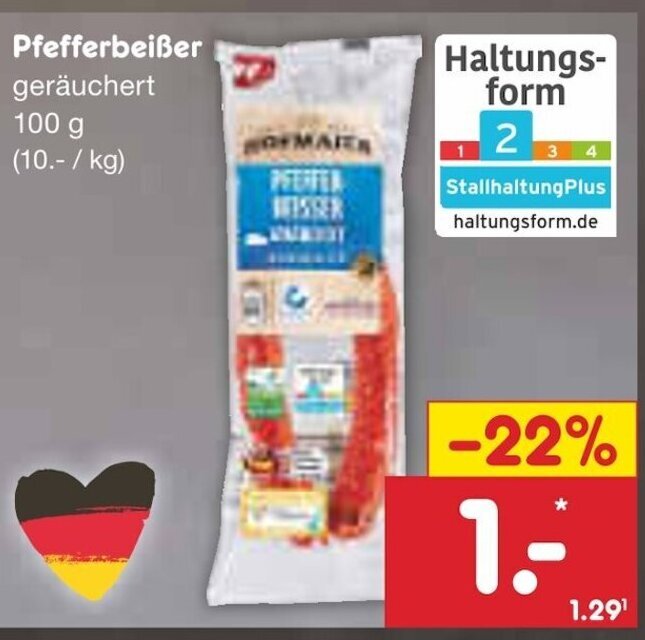 Netto Marken-Discount Pfefferbeißer 100 g Angebot