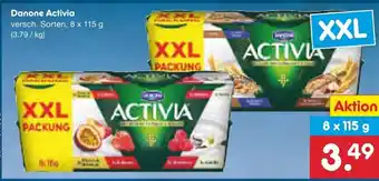 Netto Marken-Discount Danone Activia  8 x 115 g Angebot