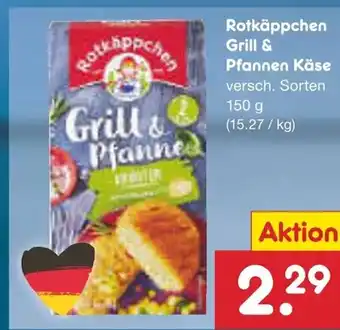 Netto Marken-Discount Rotkäppchen Grill & Pfannen Käse 150 g Angebot