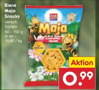 Netto Marken-Discount Biene Maja Snacks 50 - 150 g Angebot