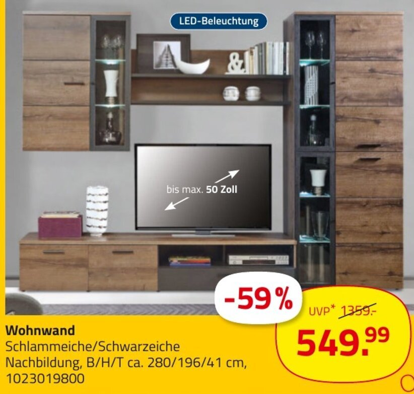 ROLLER Wohnwand Angebot