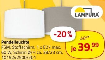 ROLLER LAMPURA Pendelleuchte Angebot