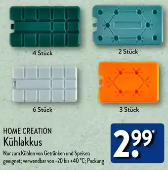 Aldi Nord HOME CREATION Kühlakkus Angebot