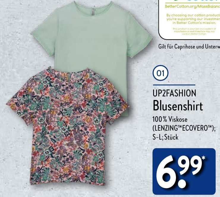 Aldi Nord UP2FASHION Blusenshirt Angebot