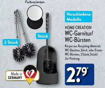 Aldi Nord HOME CREATION WC-Garnitur/ WC-Bürsten Angebot