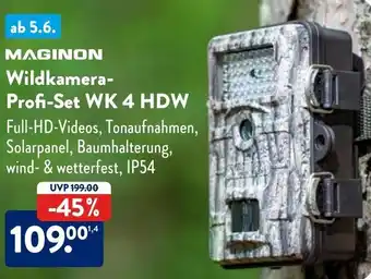 Aldi Nord MAGINON Wildkamera- Profi-Set WK 4 HDW Angebot