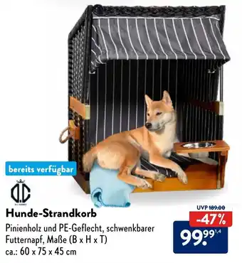 Aldi Nord Hunde-Strandkorb Angebot