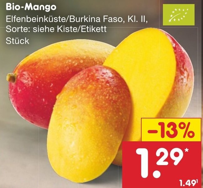 Netto Marken-Discount Bio-Mango Angebot