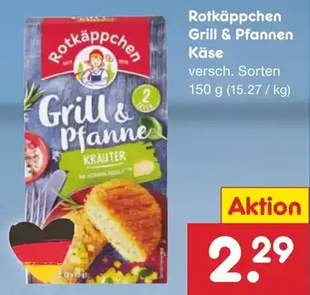 Netto Marken-Discount Rotkäppchen Grill & Pfannen Käse 150 g Angebot