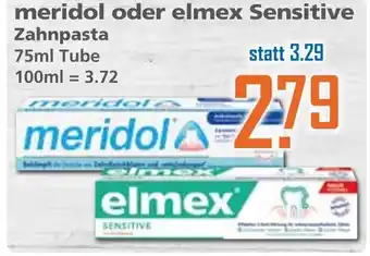 Klaas und Kock Meridol oder elmex Sensitive Zahnpasta 75ml Angebot