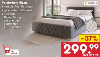 Netto Marken-Discount JUSKYS Polsterbett Nizza Angebot