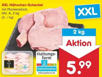 Netto Marken-Discount XXL Hähnchen-Schenkel 2 kg Angebot