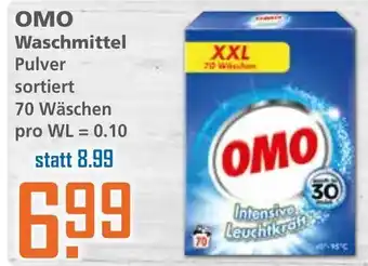 Klaas und Kock Omo Waschmittel Pulver Angebot