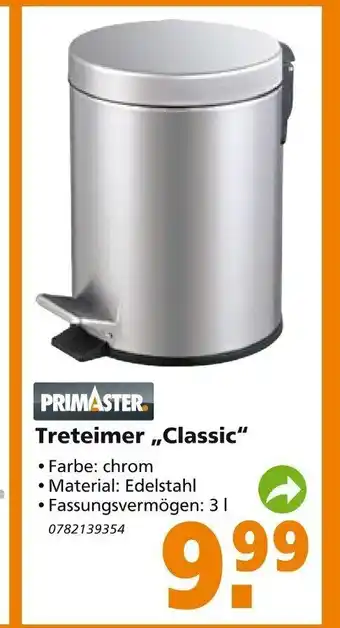 Globus Baumarkt Primaster Treteimer Classic Angebot