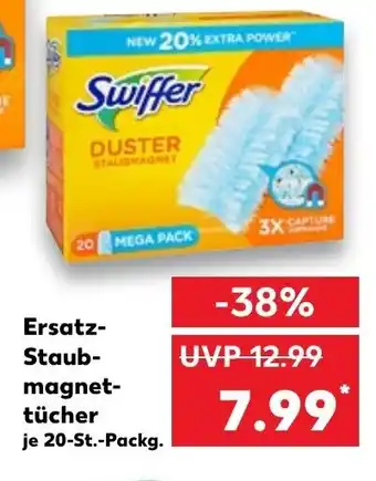 Kaufland Swiffer Ersatz-Staubmagnettücher je 20-St.-Packg. Angebot