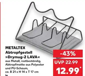 Kaufland METALTEX Abtropfgestell Drymug-2 LAVA Angebot
