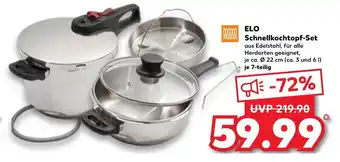 Kaufland ELO Schnellkochtopf-Set je 7-teilig Angebot