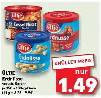 Kaufland ültje Erdnüsse 150-180g Angebot