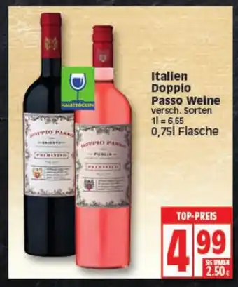 Elli Markt Italien Doppio Passo Weine 0,75L Angebot