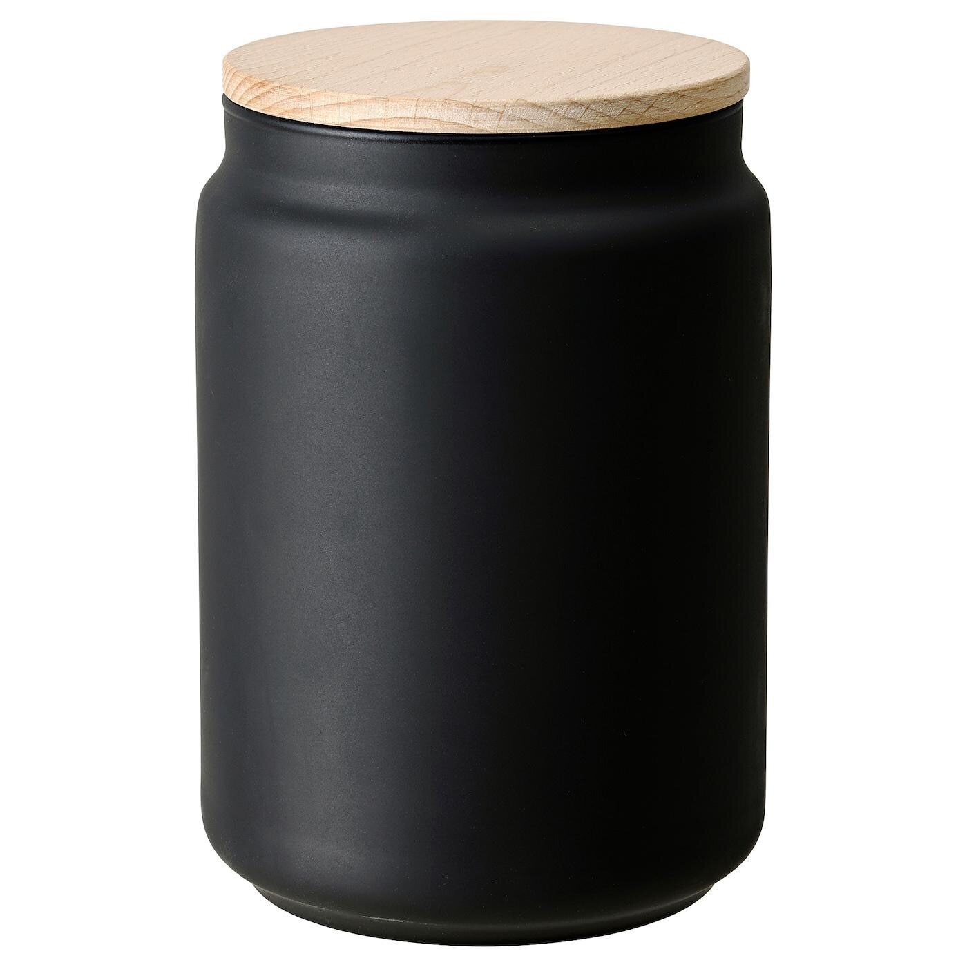 IKEA Alunrot duftkerze im glas mit deckel süßes heu/schwarz Angebot
