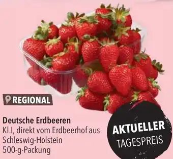 CITTI Markt Deutsche Erdbeeren 500 g Packung Angebot