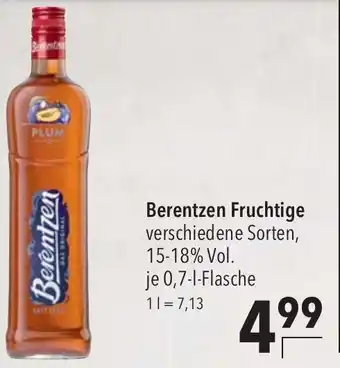 CITTI Markt Berentzen Fruchtige 0,7-L-Flasche Angebot