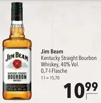 CITTI Markt Jim Beam Kentucky Straight Bourbon Whiskey 0,7-L-Flasche Angebot