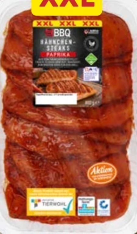 Aldi Nord Hähnchensteaks xxl Angebot
