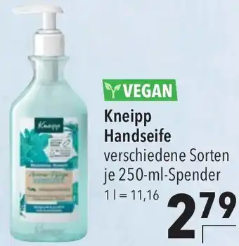 CITTI Markt Kneipp Handseife 250 ml Spender Angebot