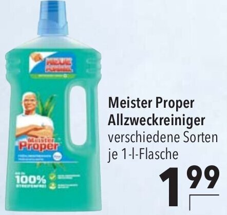 CITTI Markt Meister Proper Allzweckreiniger 1-L-Flasche Angebot
