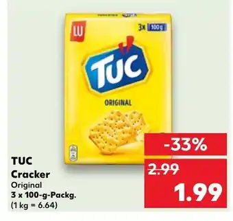 Kaufland LU TUC Cracker 3 x 100-g-Packg. Angebot