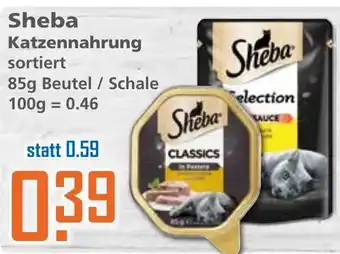 Klaas und Kock Sheba Katzennahrung 85g Schale/Btl. Angebot