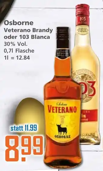 Klaas und Kock Osborne Veterano Brandy oder 103 Blanca 0,7L Angebot