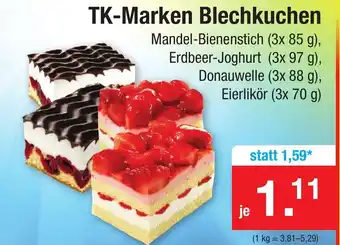 Zimmermann TK Marken Blechkuchen Angebot