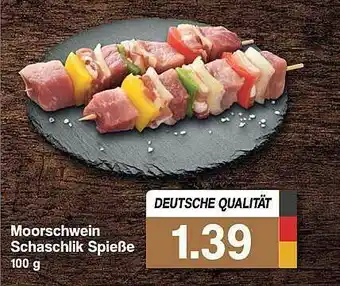 Famila Nord West Moorschwein Schaschlik Spieße Angebot