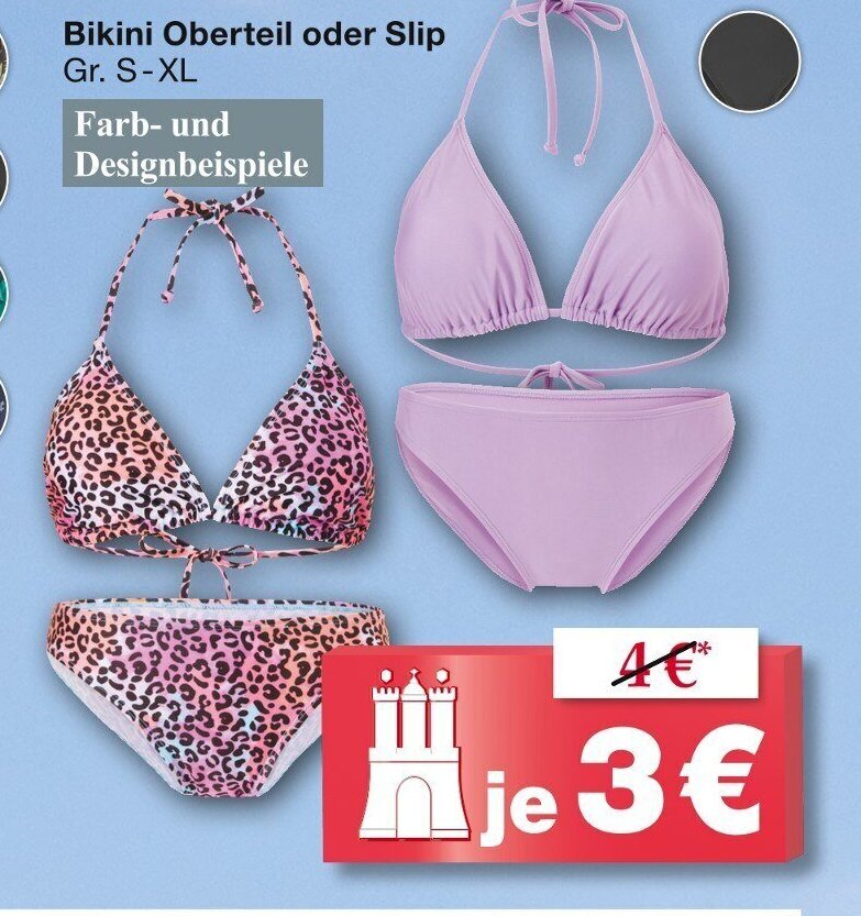Woolworth Bikini Oberteil oder Slip Gr. S-XL Angebot