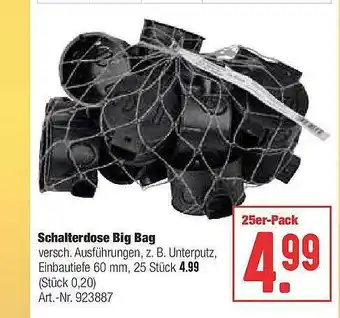 Hellweg Schalterdose Big Bag Angebot