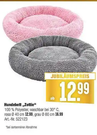 Hellweg Hundebett „zottie” Angebot