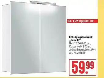 Hellweg Led-spiegelschrank „lune II” Angebot