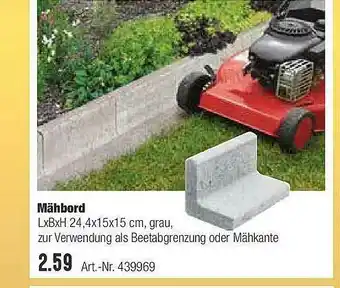 Hellweg Mähbord Angebot