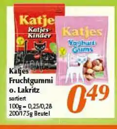 inkoop Katjes Fruchtgummo O. Lakritz Angebot