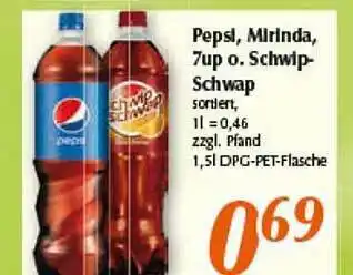 inkoop Pepsi Mirinda 7up O. Schwip-schwap Angebot