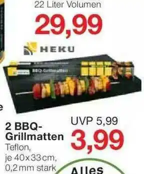 Jawoll 2 Bbq-grillmatten Teflon Angebot