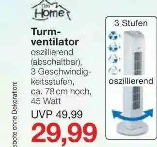 Jawoll Turm-ventilador The Home Angebot