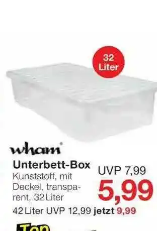 Jawoll Wham Unterbett-box Angebot