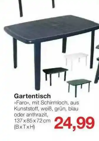 Jawoll Gartentisch »faro« Angebot