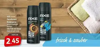 Markant Axe Deodorant Bodyspray Angebot