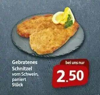 Markant Gebratenes Schnitzel Angebot