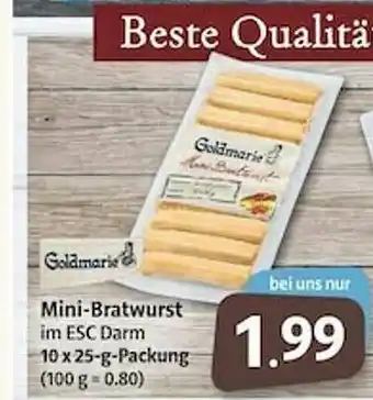 Markant Goldmarie Mini-bratwurst Angebot