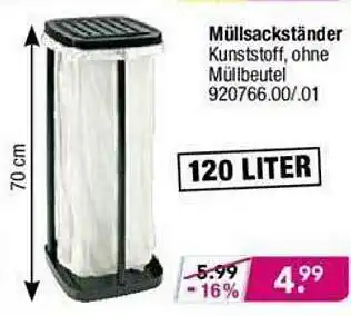 Möbel Boss Müllsackständer Angebot